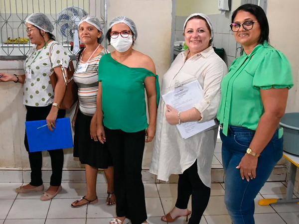 Conselho de Alimentação Escolar realiza visita técnica nas escolas de Rio Tinto